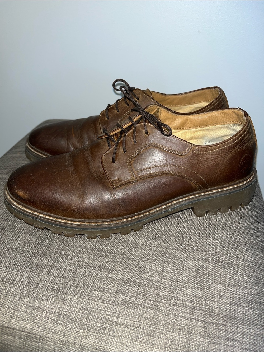 Wind River Leather Lace-Up Derby Shoes 8 - Picture 8 of 10